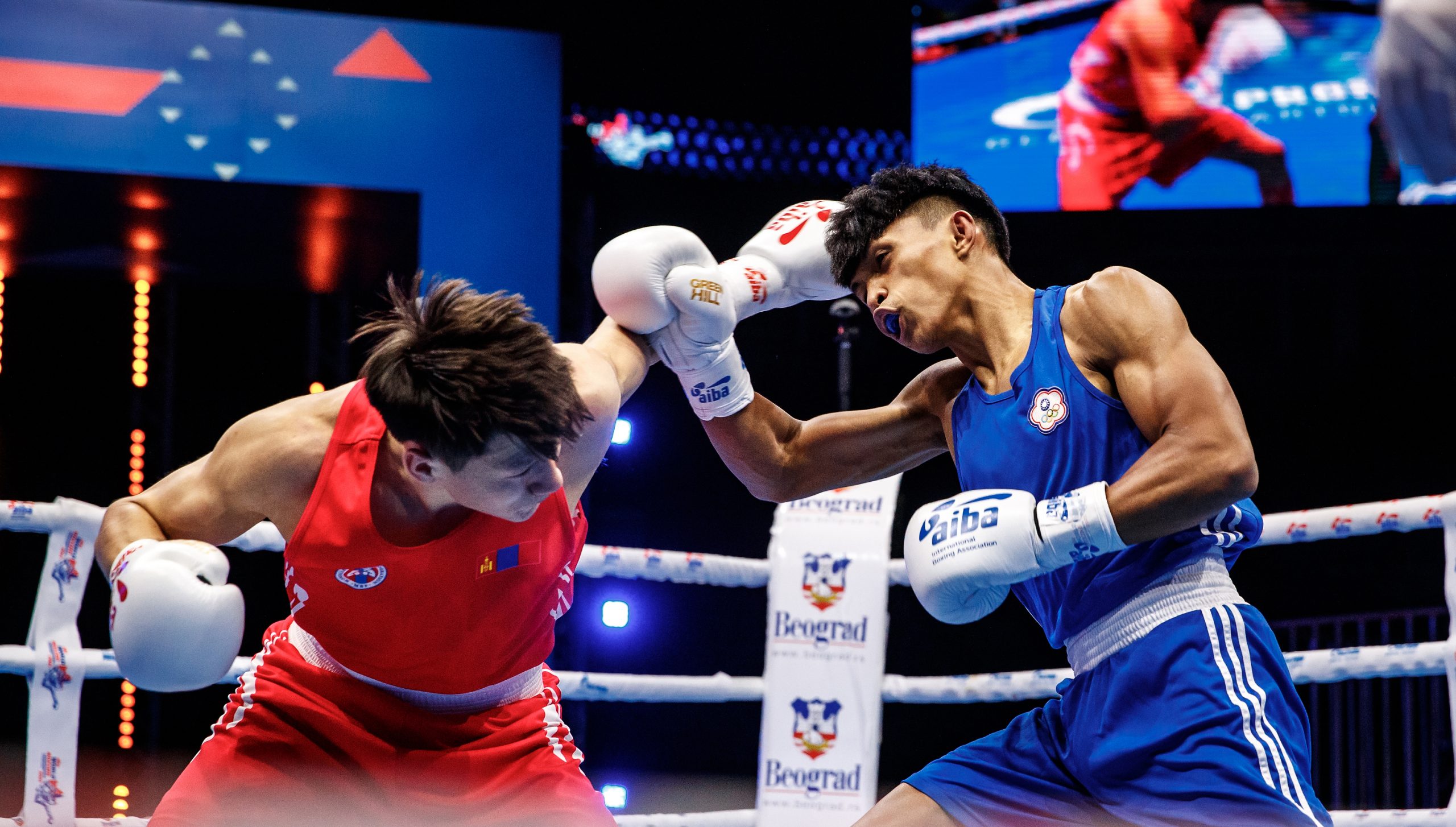 Lai Chu En won Chinese Taipei’s first contest at the AIBA World Boxing