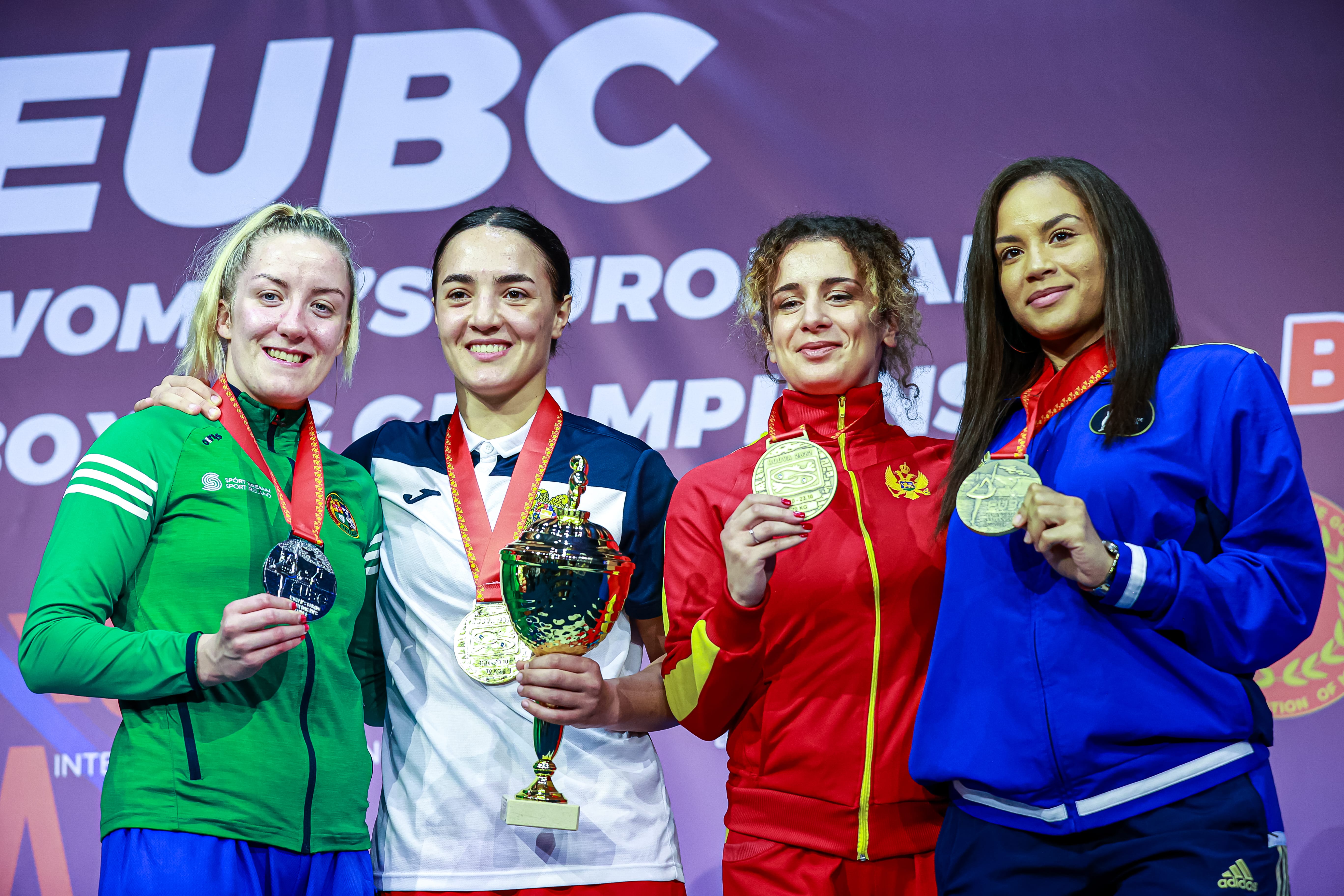 Juodkalnijoje karūnuotos EUBC Europos moterų bokso čempionato nugalėtojos – IBA