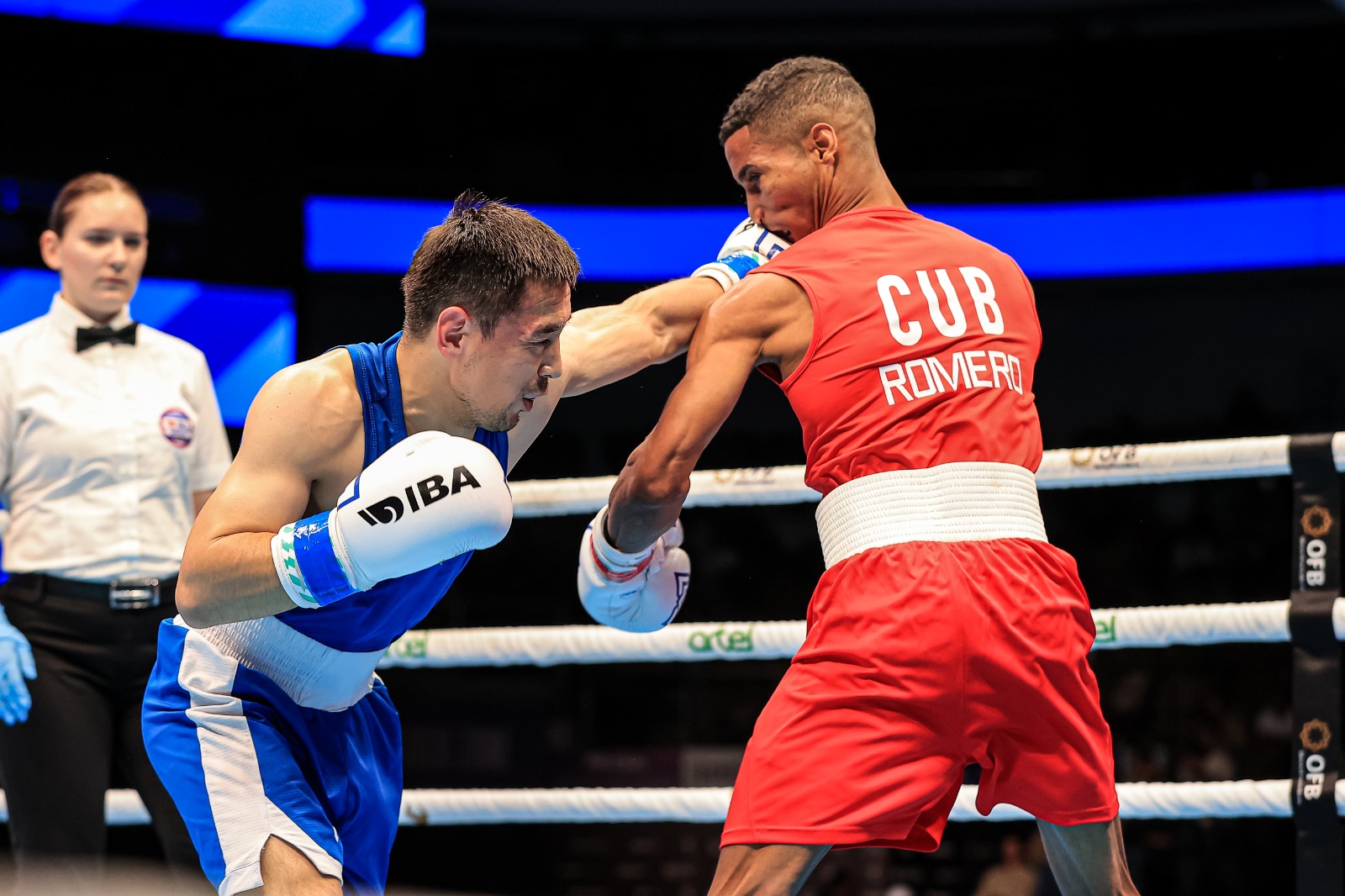 32 nations entered quarter-finals of the IBA Men's World Boxing