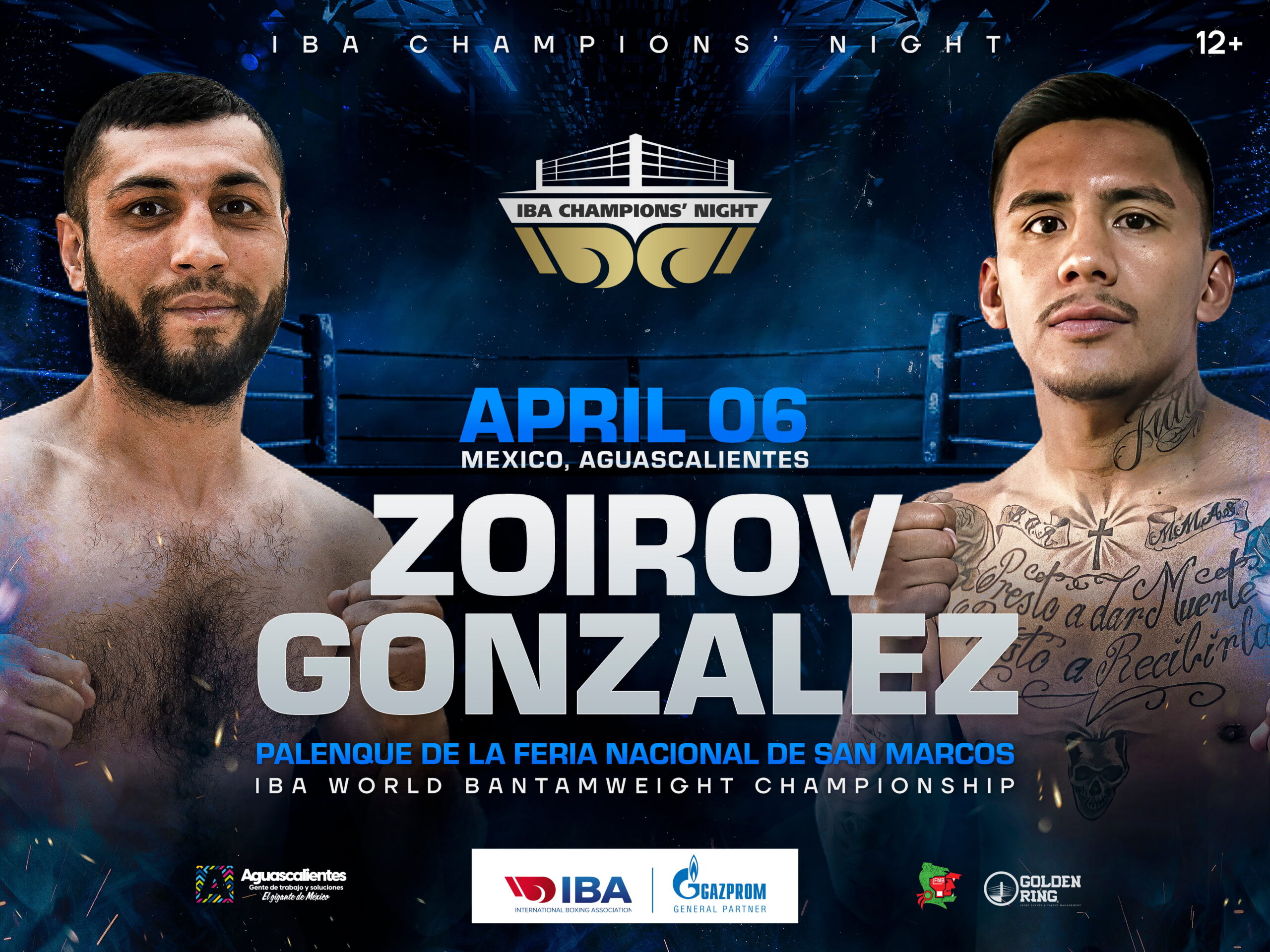 IBA Champions’ Night to feature title fight between Israel Gonzalez and Shakhobidin Zoirov in Mexico