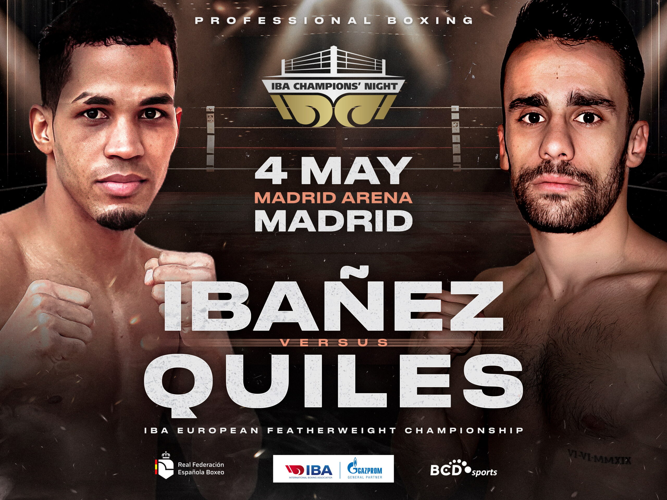 IBA Champions’ Night comes to Madrid for another European title belt at 57kg