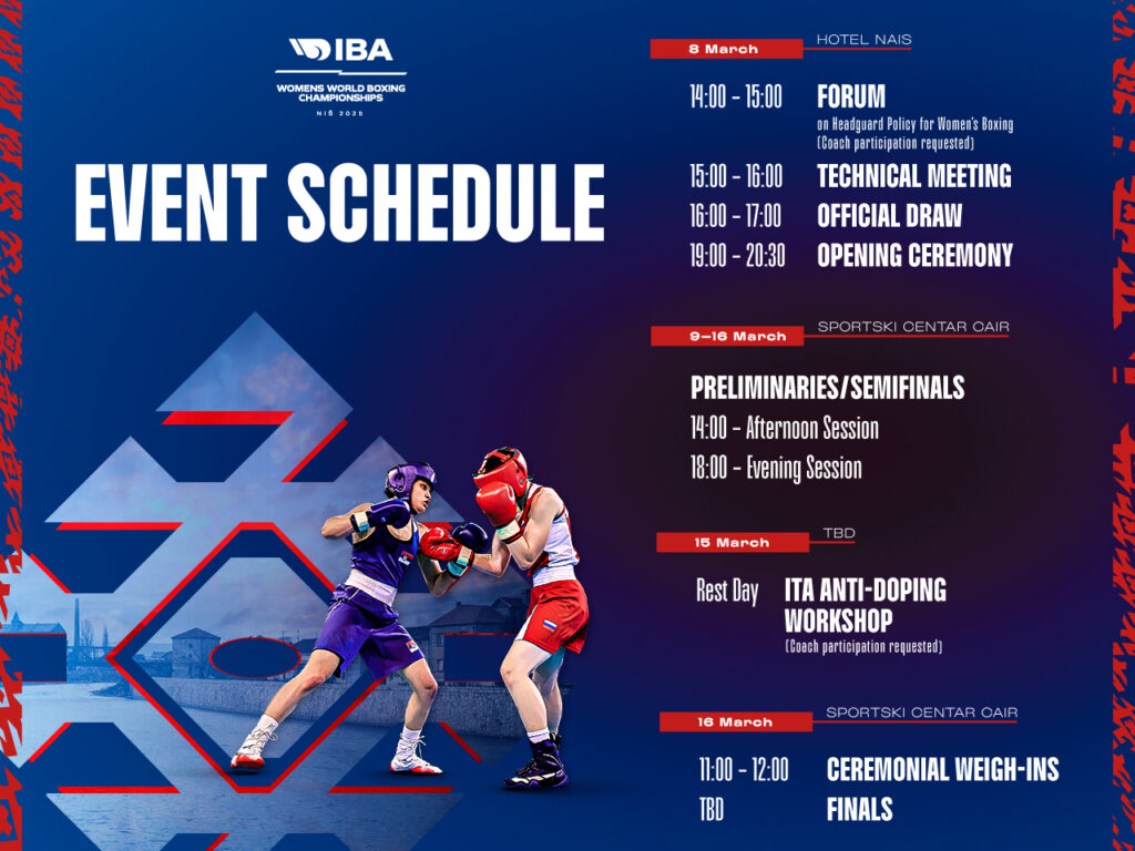 IBA Women’s World Boxing Championships Niš 2025 IBA
