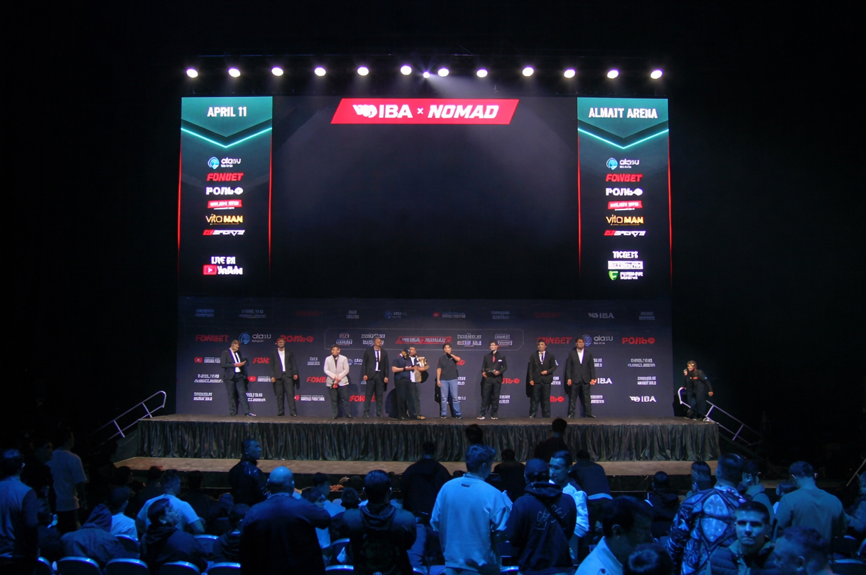 IBA and Nomad Fighting unveil stacked card for IBA NOMAD 14 in Almaty