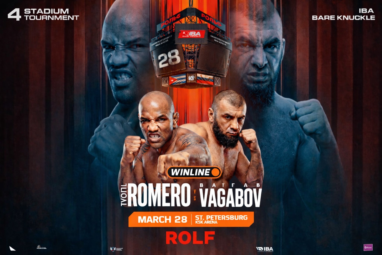 IBA Bare Knuckle 4 Saint Petersburg – 28 March 2026