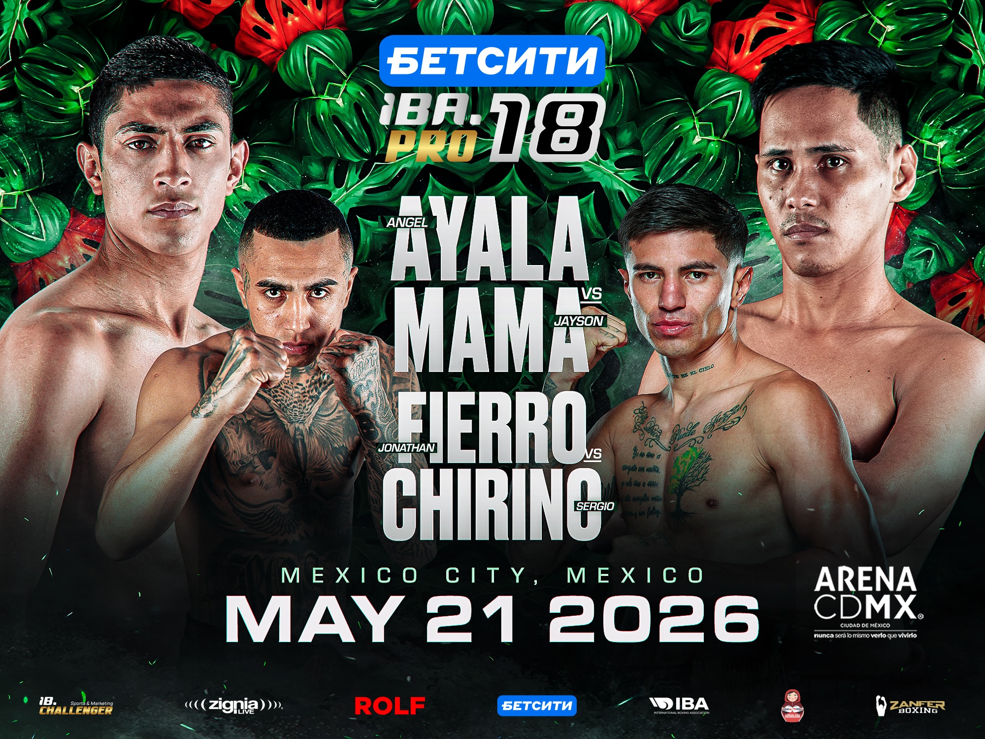 IBA presents stacked fight card for May 21 event in Mexico City