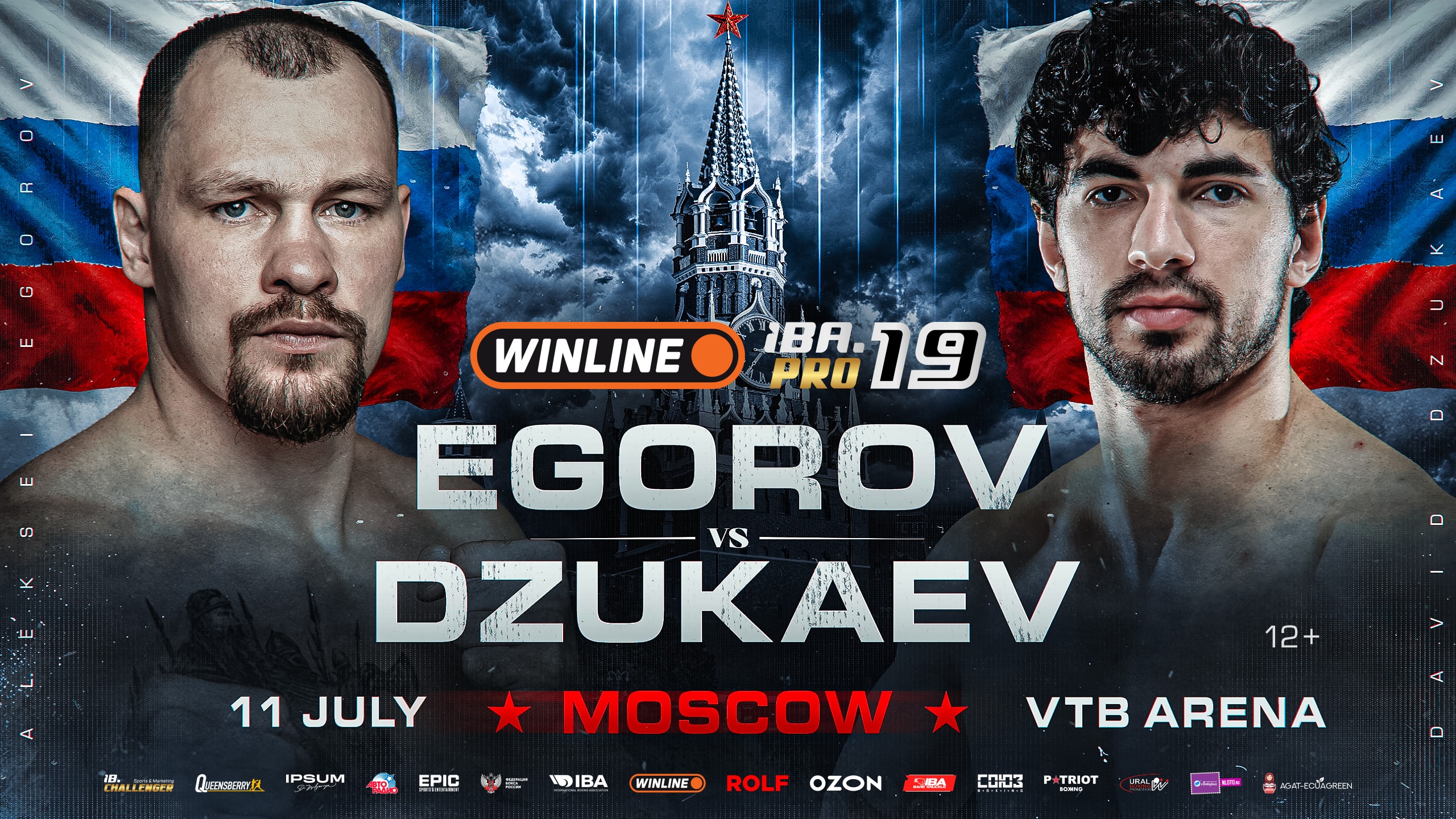 Rising prospect Rogozin and former world title challenger Egorov added to IBA.PRO 19 card in Moscow