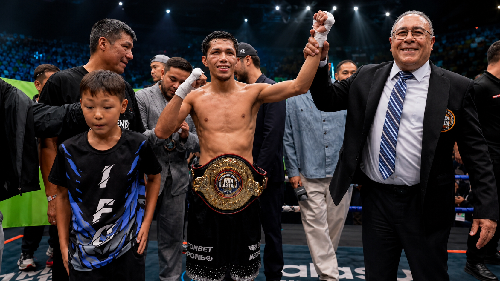 Tashkenbay shines on pro debut as Astana hosts thrilling International Boxing Day fight night