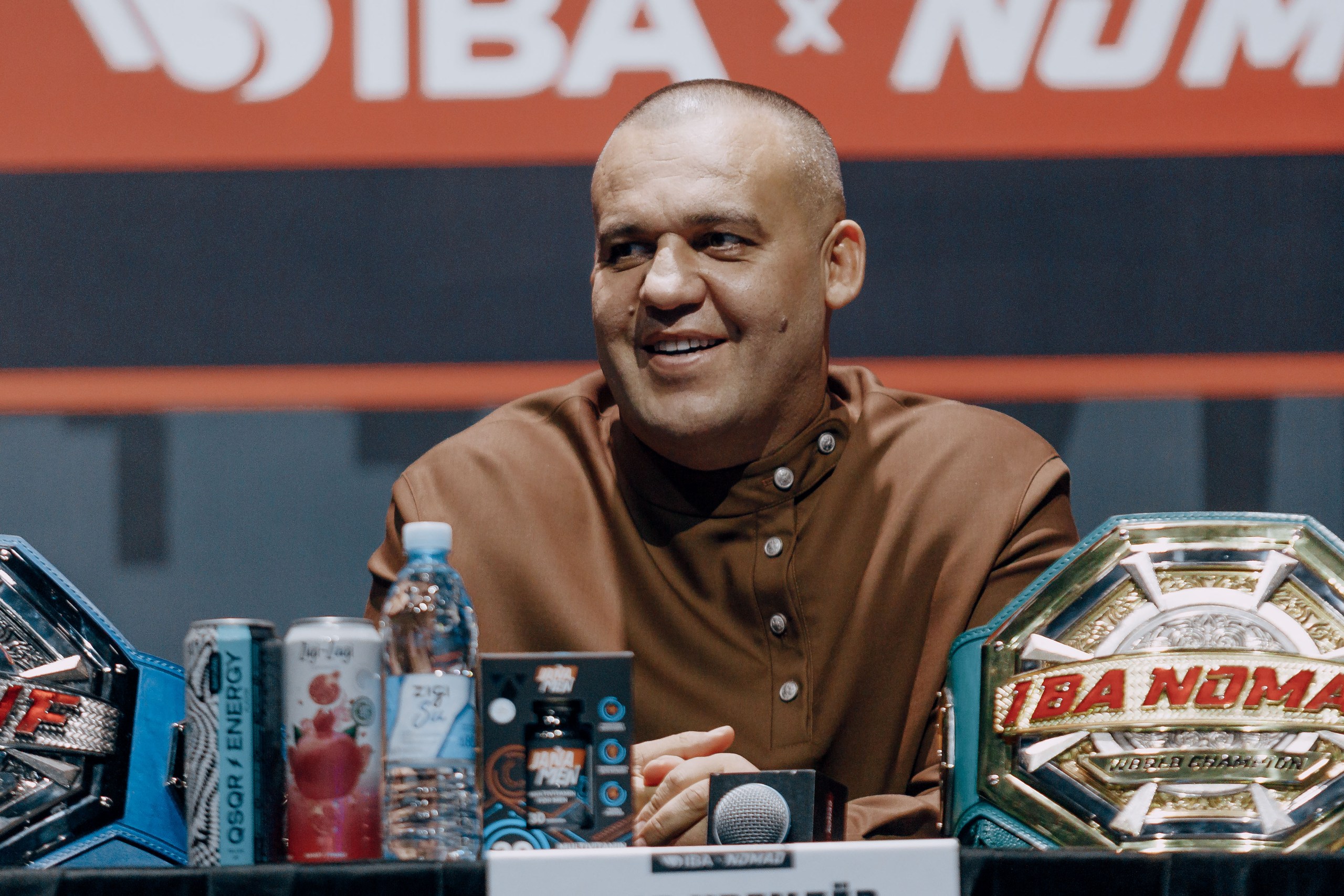 “It is our duty to help athletes”: Umar Kremlev speaks at IBA NOMAD 16 weigh-in and face-offs